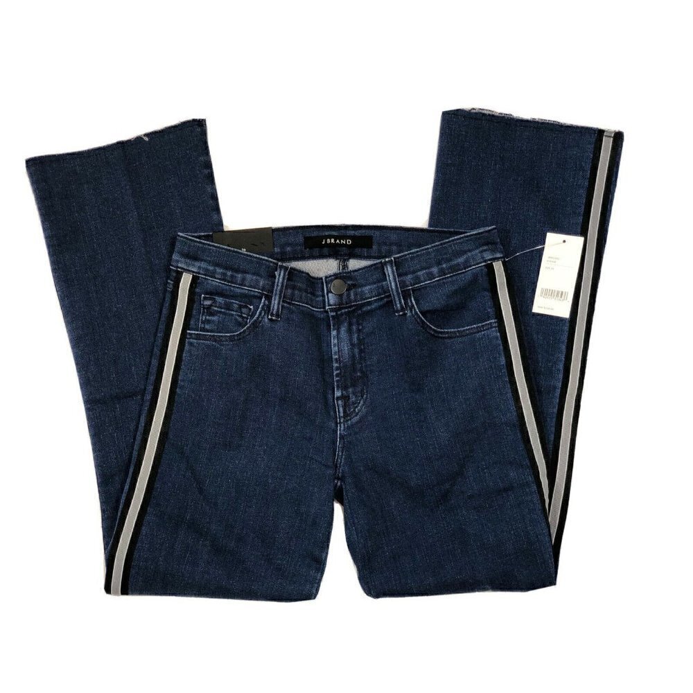 J Brand Denim Avenue Side Stripe Bootcut Jeans 26